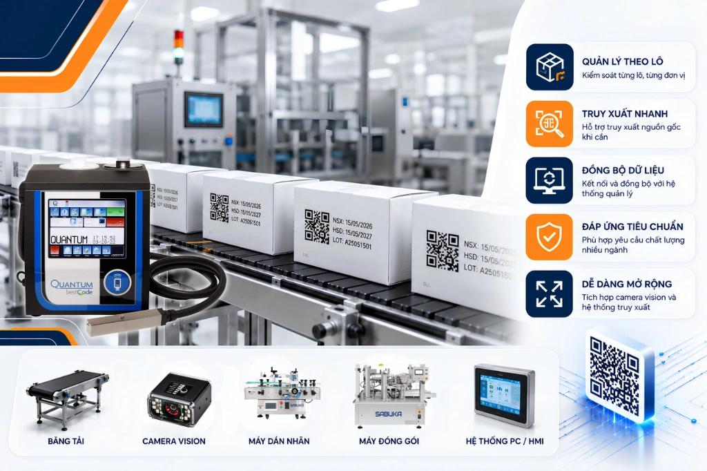 Máy in mã QR sản phẩm là gì? Vì sao doanh nghiệp nên đầu tư?