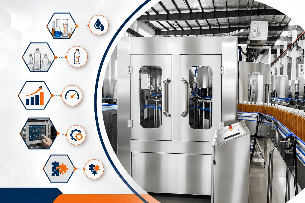 Lựa chọn thiết bị phù hợp cho dây chuyền chiết rót đóng nắp chai