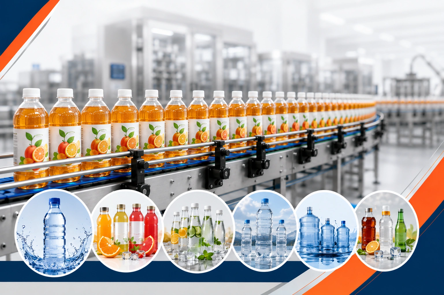 Dây chuyền chiết rót nước đóng chai hoạt động như thế nào trong nhà máy hiện đại?