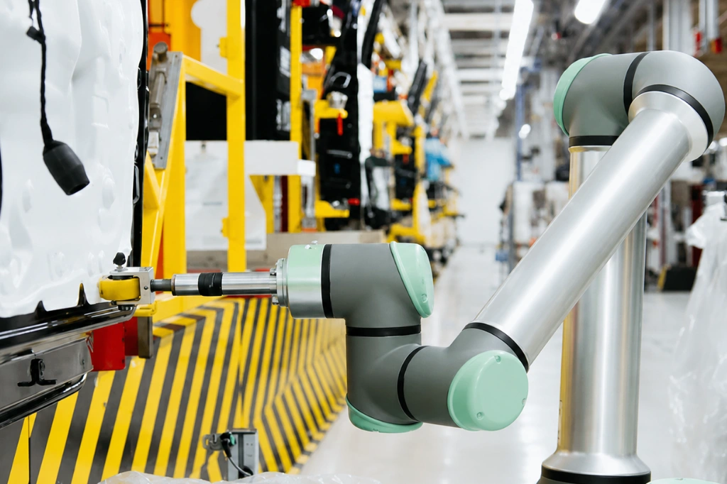 Robot cộng tác trong lắp ráp sản phẩm