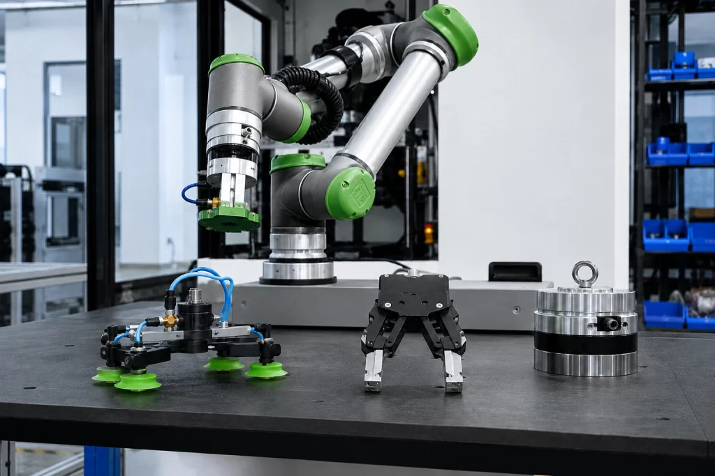 Bộ phận End-effector trực tiếp thao tác với sản phẩm