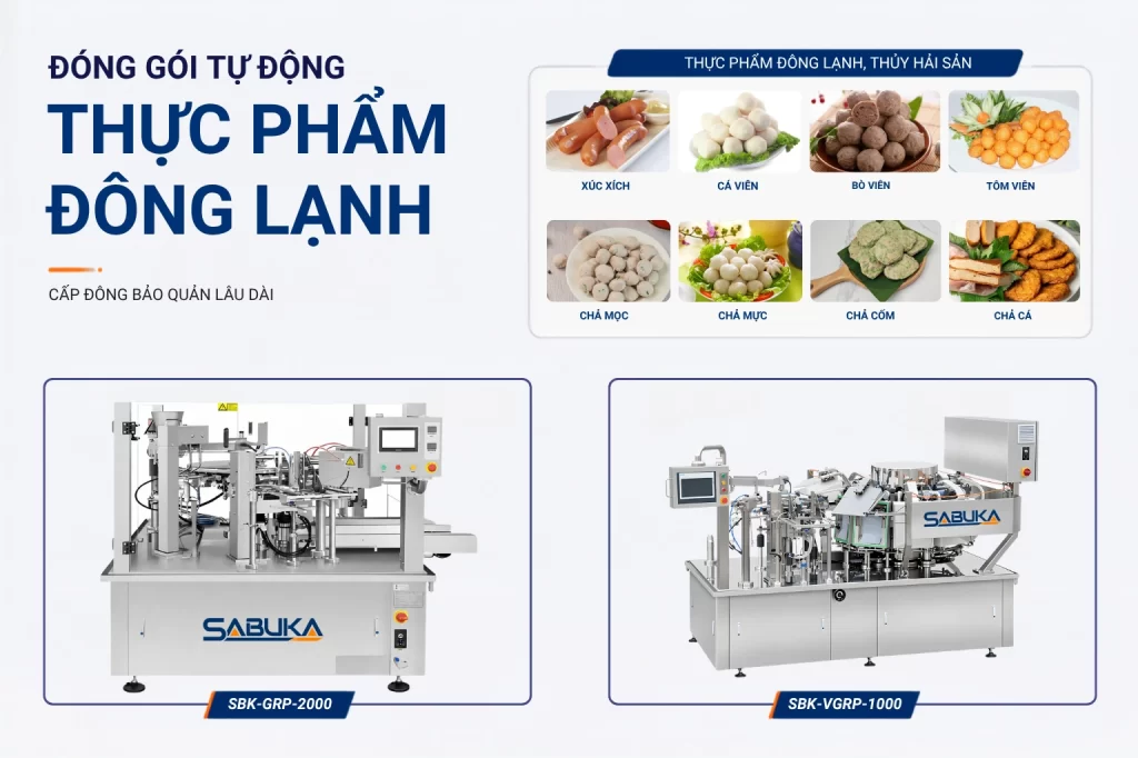Máy đóng gói thực phẩm đông lạnh