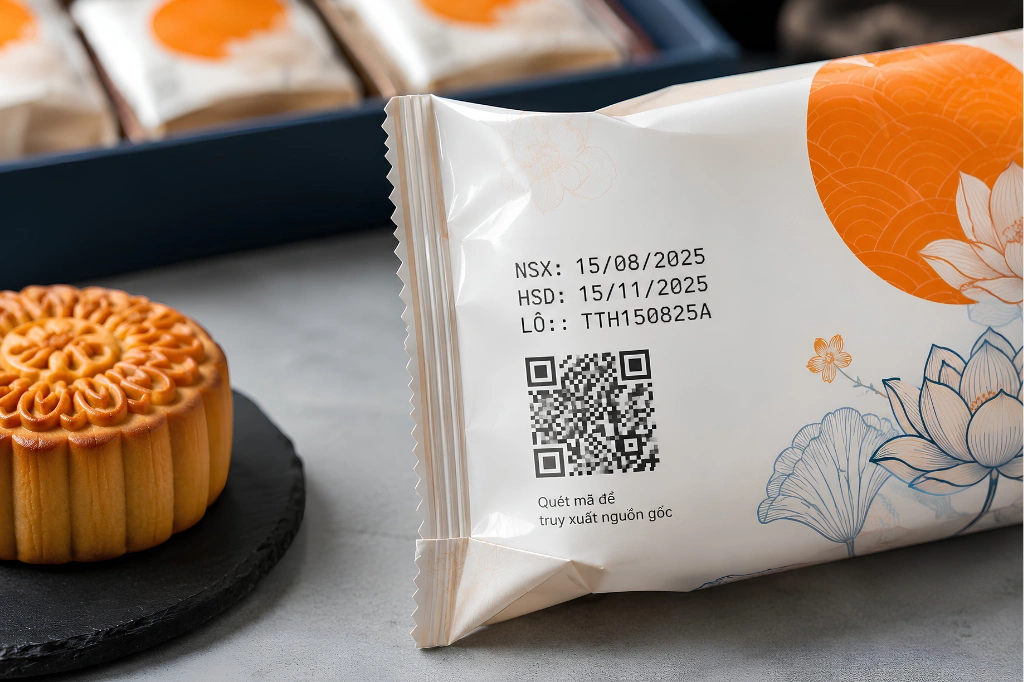Truy xuất nguồn gốc với máy in date bánh trung thu trong dây chuyền sản xuất