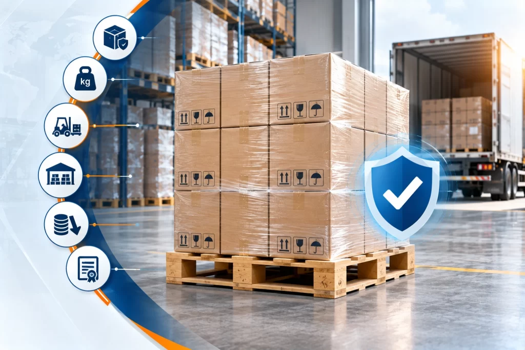 Vì sao cần xếp hàng lên pallet đúng cách?