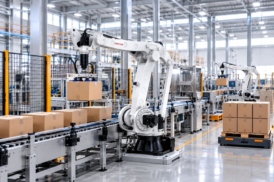 Robot gắp tự động hóa dây chuyền sản xuất tự động cứng, nâng cao tốc độ và độ chính xác