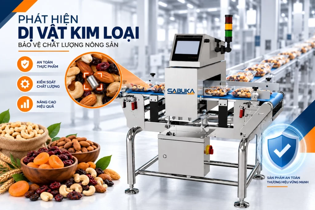 Máy dò kim loại nông sản là gì?