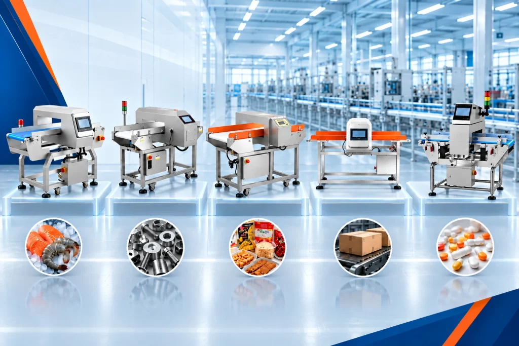 5 Máy dò kim loại thực phẩm đáng chọn cho nhà máy hiện nay