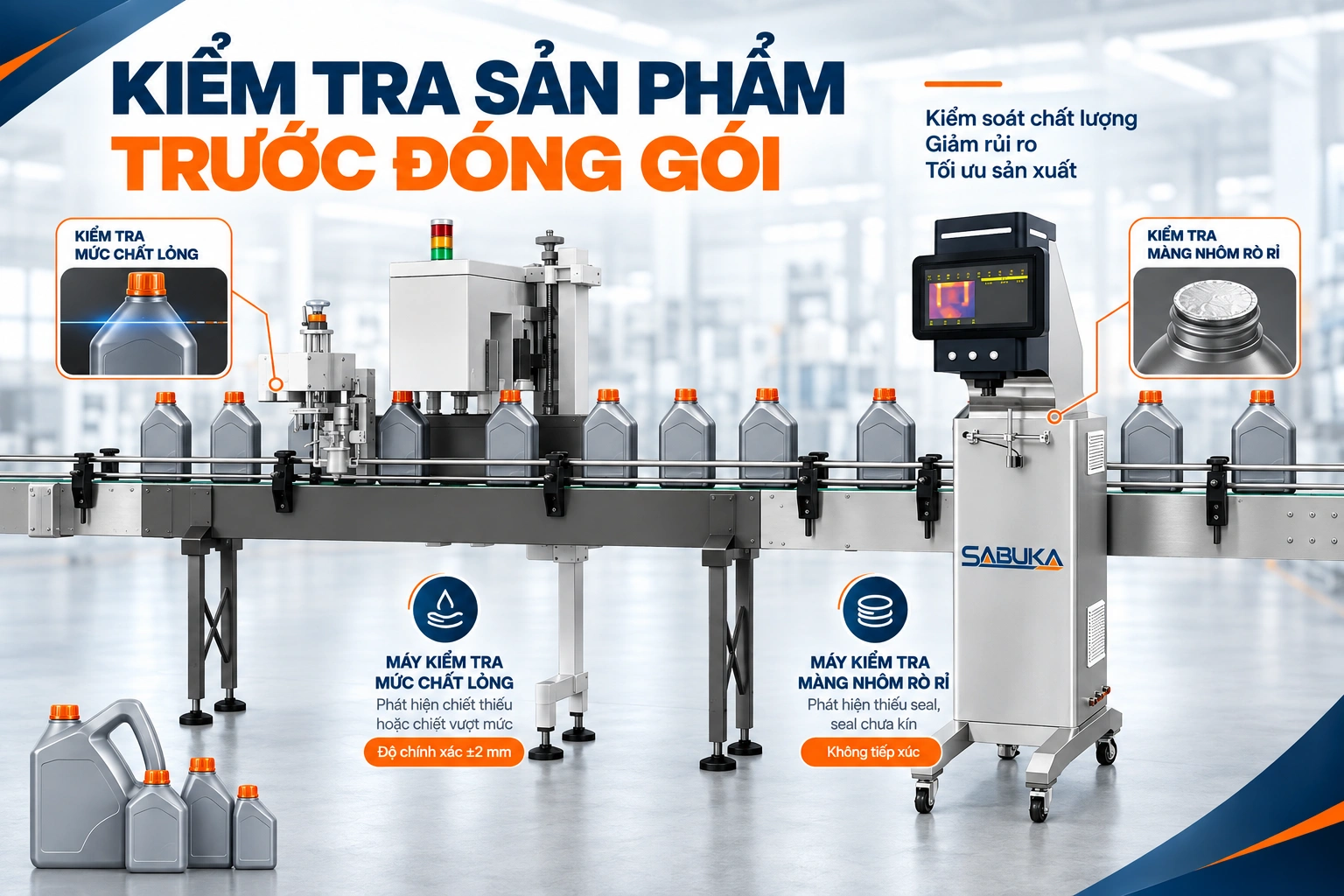 Khu vực kiểm tra và hoàn thiện sản phẩm