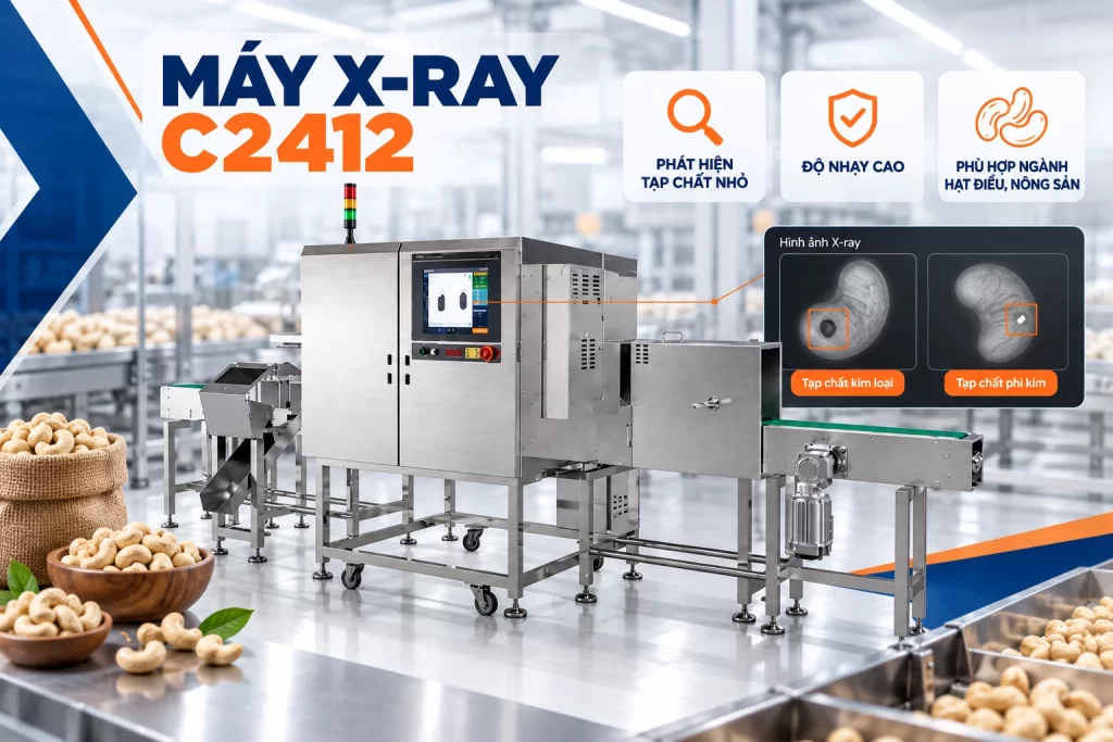 Máy dò tạp chất X-ray hạt điều C2412
