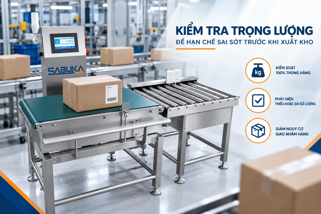 Giải pháp tự động hóa công đoạn đóng gói cuối dây chuyền sản xuất cao su