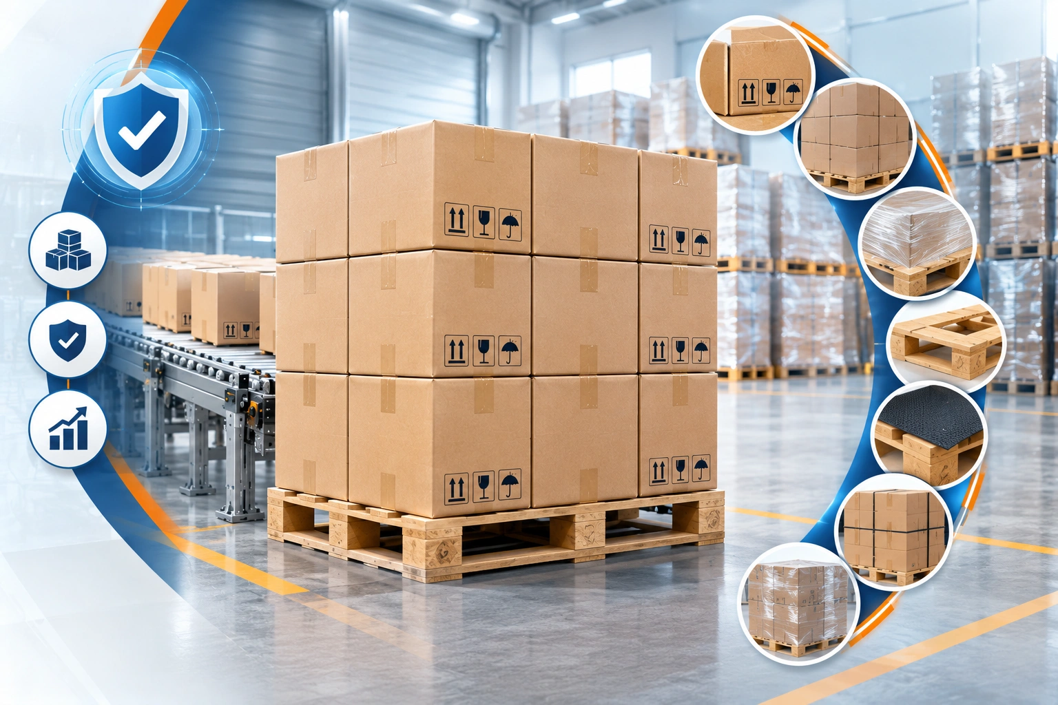 7 nguyên tắc xếp hàng lên pallet đúng cách giúp tăng độ ổn định và giảm hư hỏng