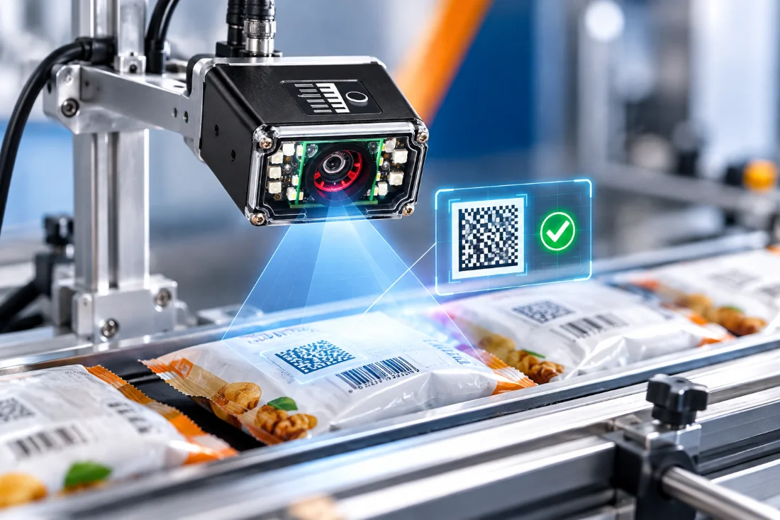 Chọn camera đọc mã vạch công nghiệp phù hợp dây chuyền sản xuất