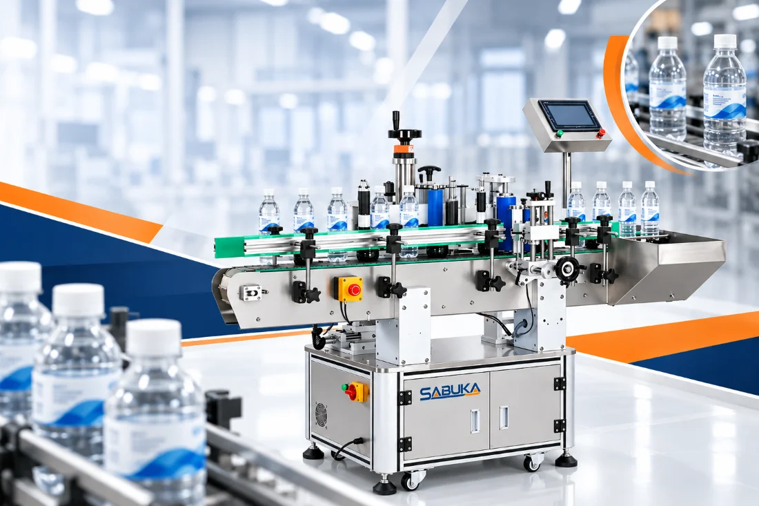 Top 5 máy dán nhãn chai nhựa đáng đầu tư cho dây chuyền sản xuất