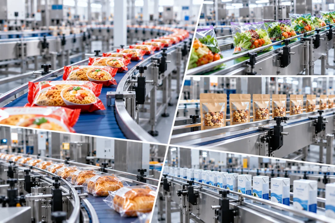Giải pháp máy đóng gói bao bì thực phẩm cho nhà máy