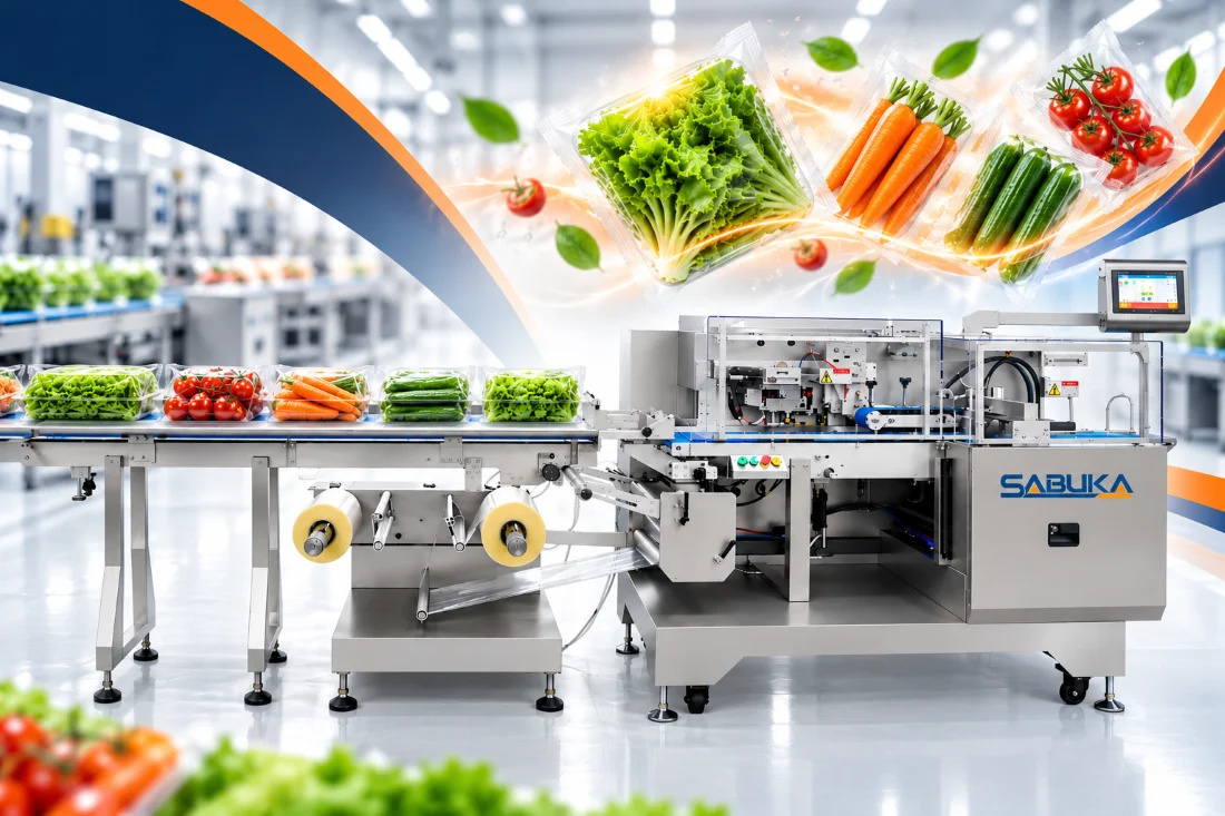 Máy đóng gói rau củ quả tự động tối ưu năng suất