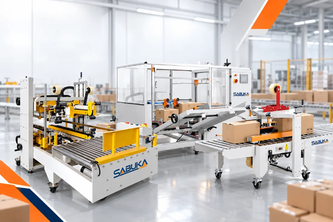 Máy đóng gói thùng carton tự động tối ưu cho doanh nghiệp