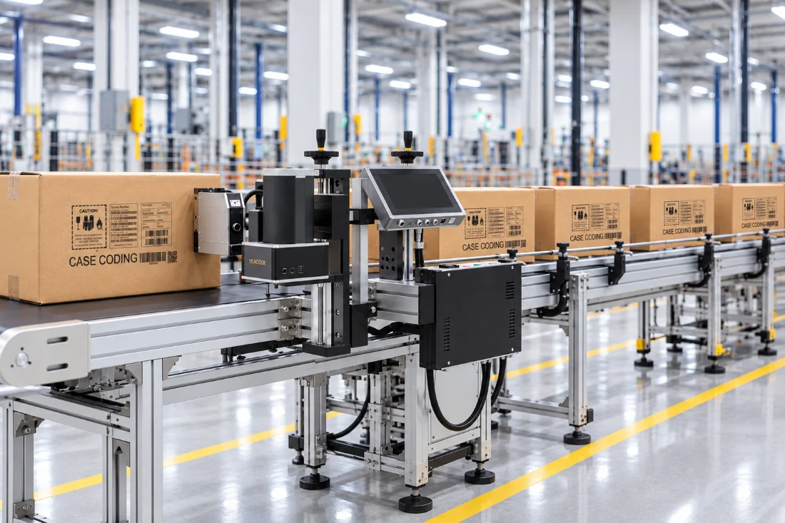 Máy in date thùng carton tối ưu in mã trên thùng hàng
