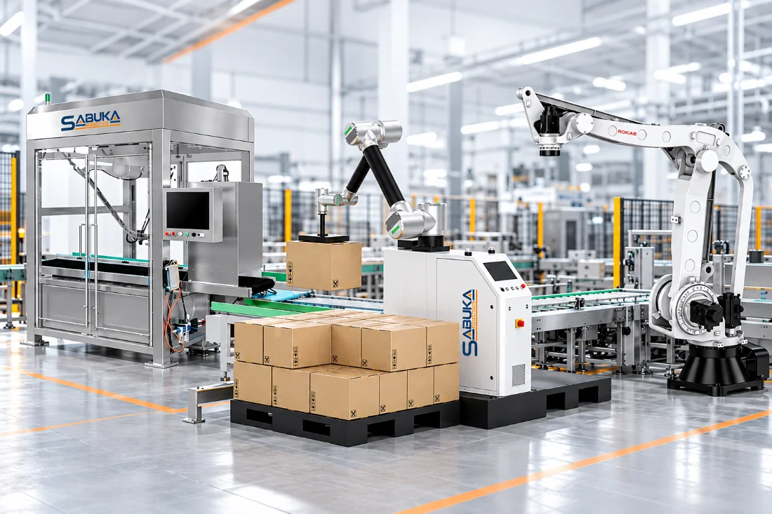 Giải pháp tối ưu sản xuất với robot lấy sản phẩm tự động