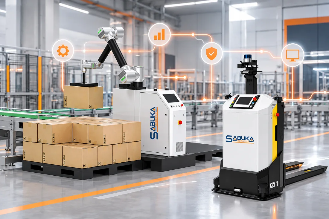 Tự động hóa công nghiệp kết nối đồng bộ robot, thiết bị và các công đoạn sản xuất