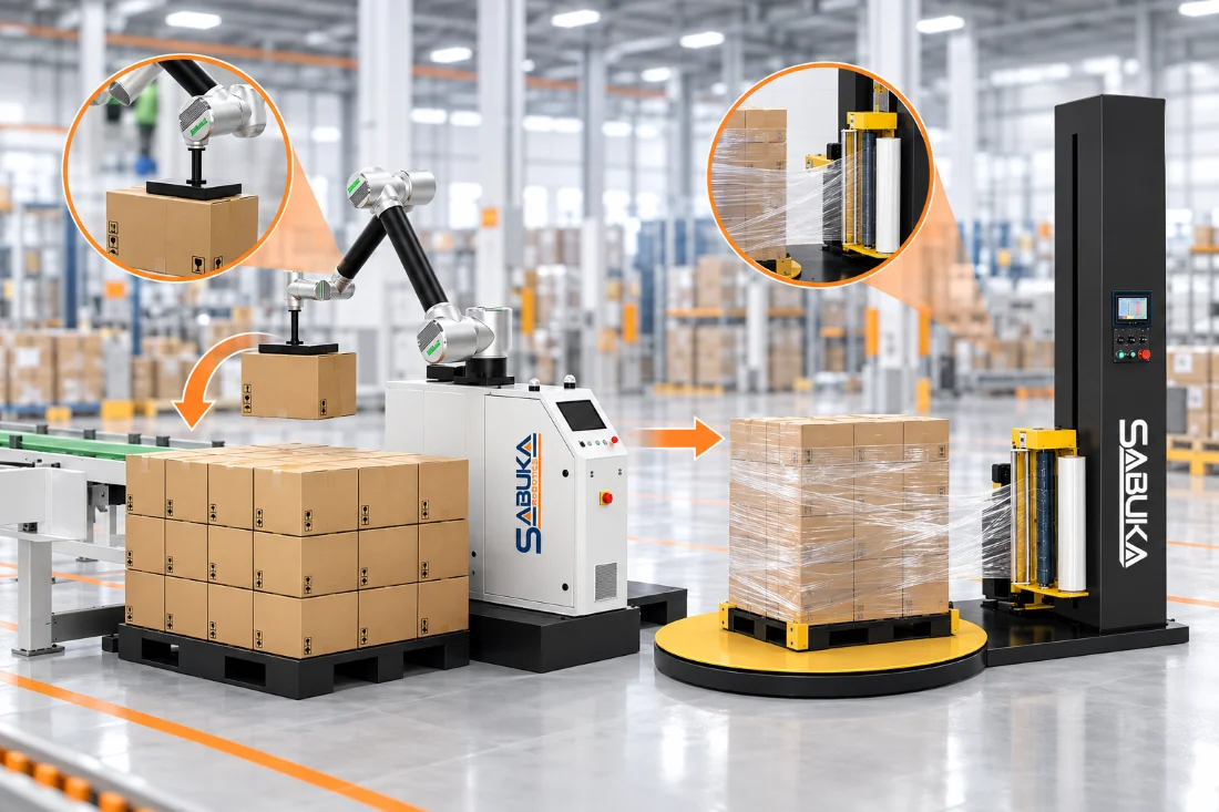 Đóng thùng và tự động hóa khâu pallet
