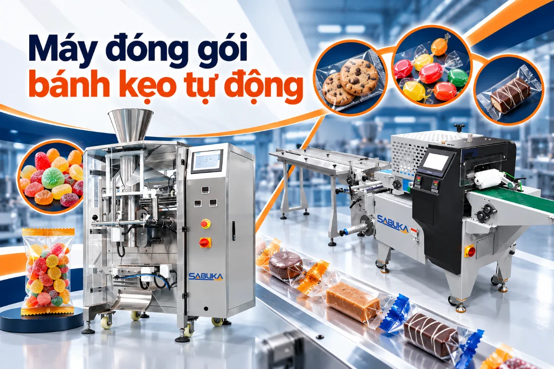 Máy đóng gói bánh kẹo tự động
