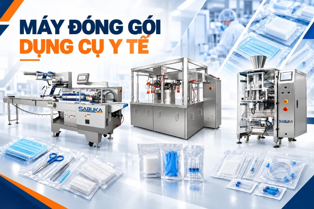 Máy đóng gói dụng cụ y tế hoạt động như thế nào?