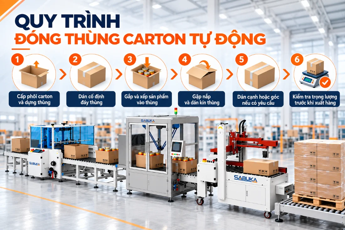 Máy đóng thùng carton là gì?