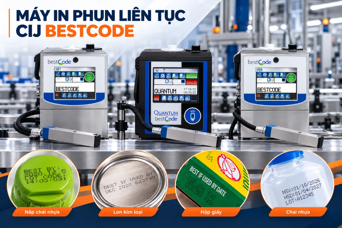 Máy in phun liên tục CIJ
