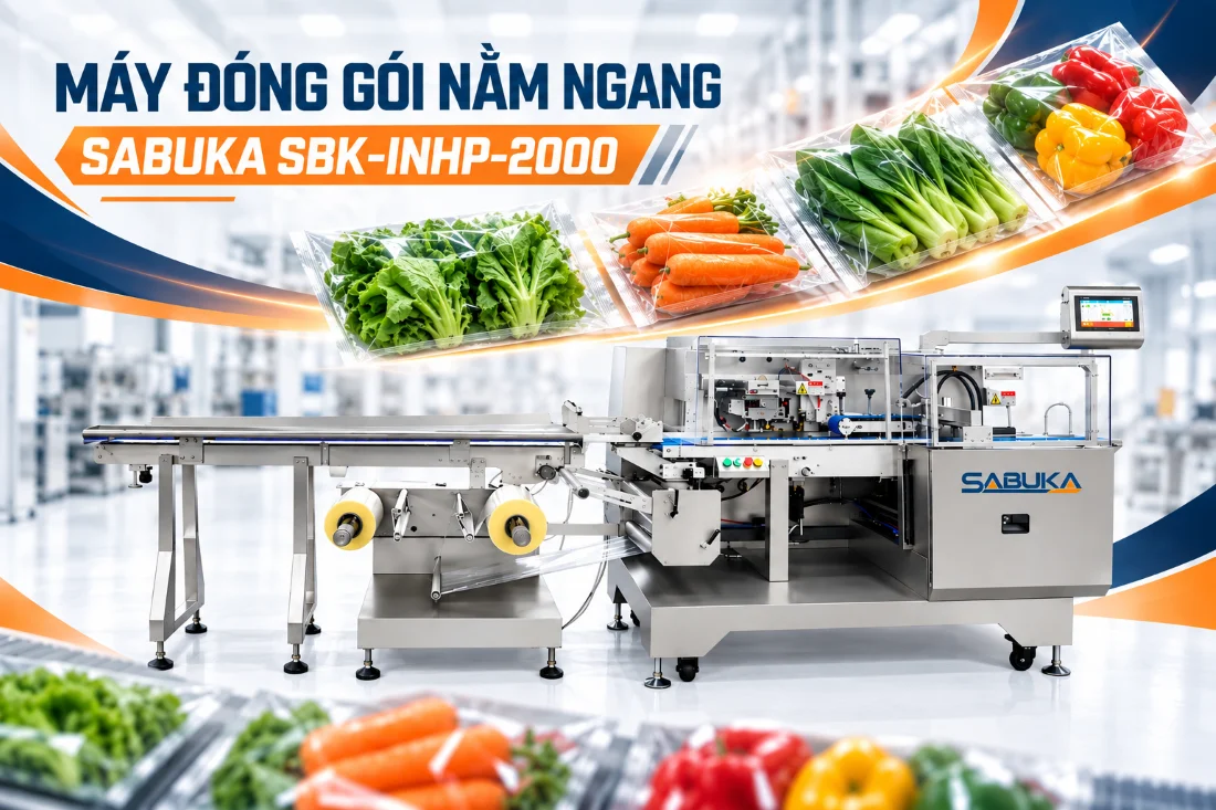 Máy đóng gói nằm ngang Sabuka SBK-INHP-2000
