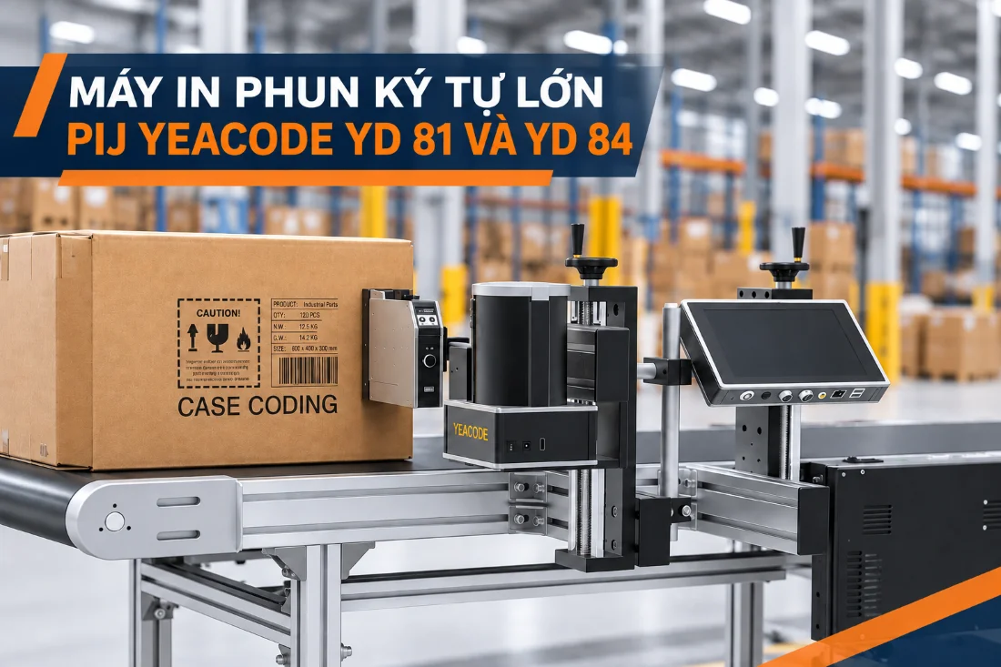 Máy in date thùng carton độ phân giải cao PIJ Yeacode