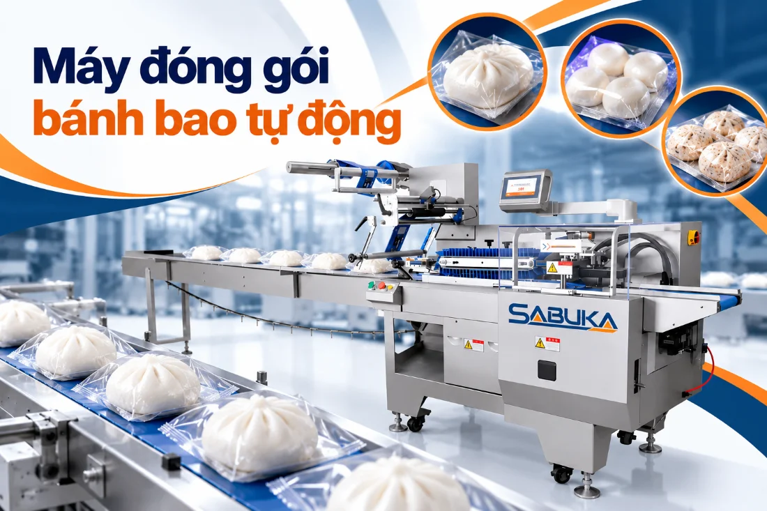 Máy đóng gói bánh bao tự động