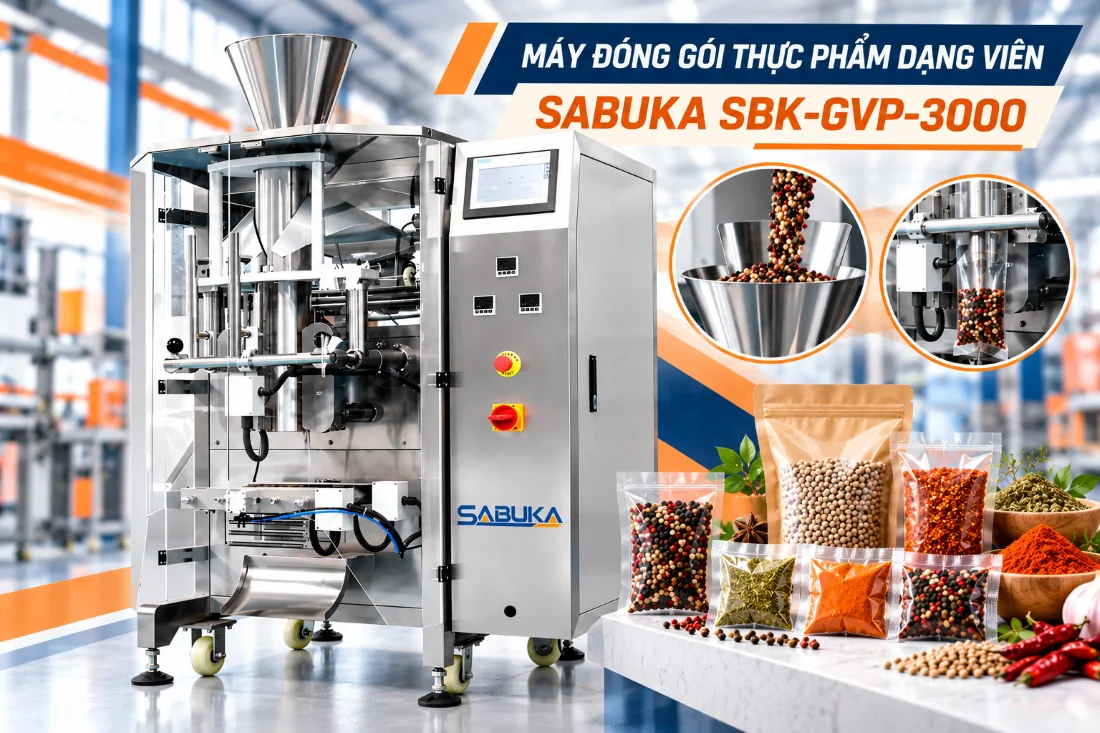 Máy đóng gói thực phẩm dạng viên Sabuka SBK-GVP-3000