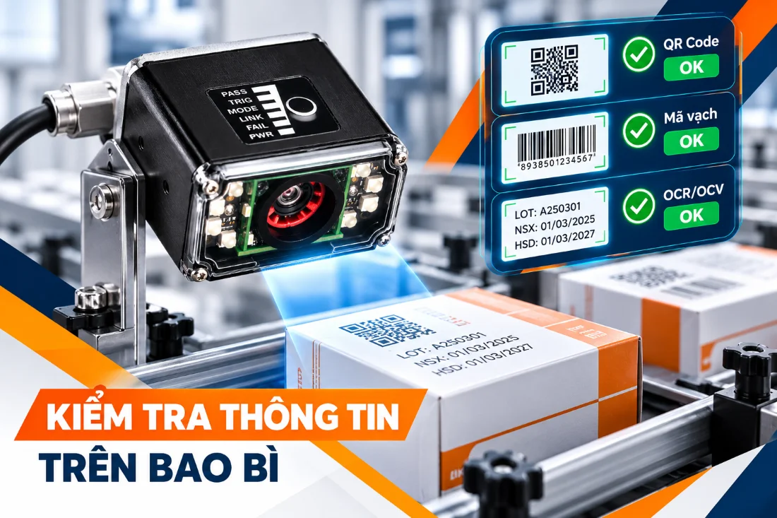 Kiểm tra bao bì, nhãn mác và mã in