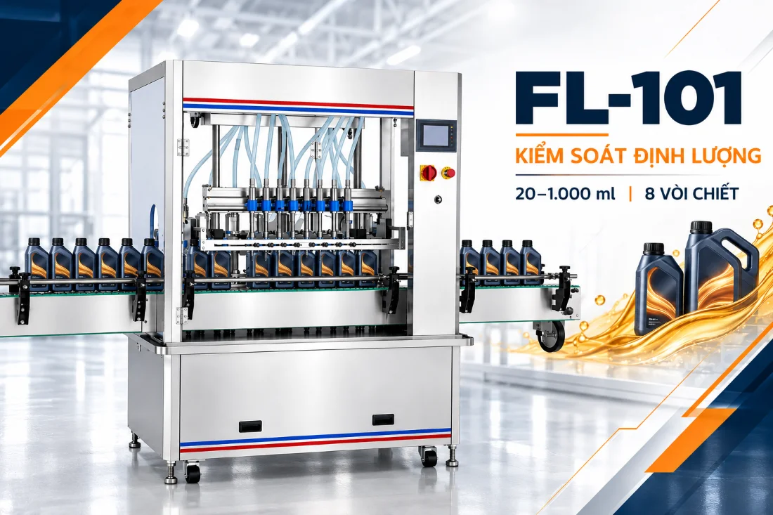 Máy FL-101 ưu tiên kiểm soát định lượng